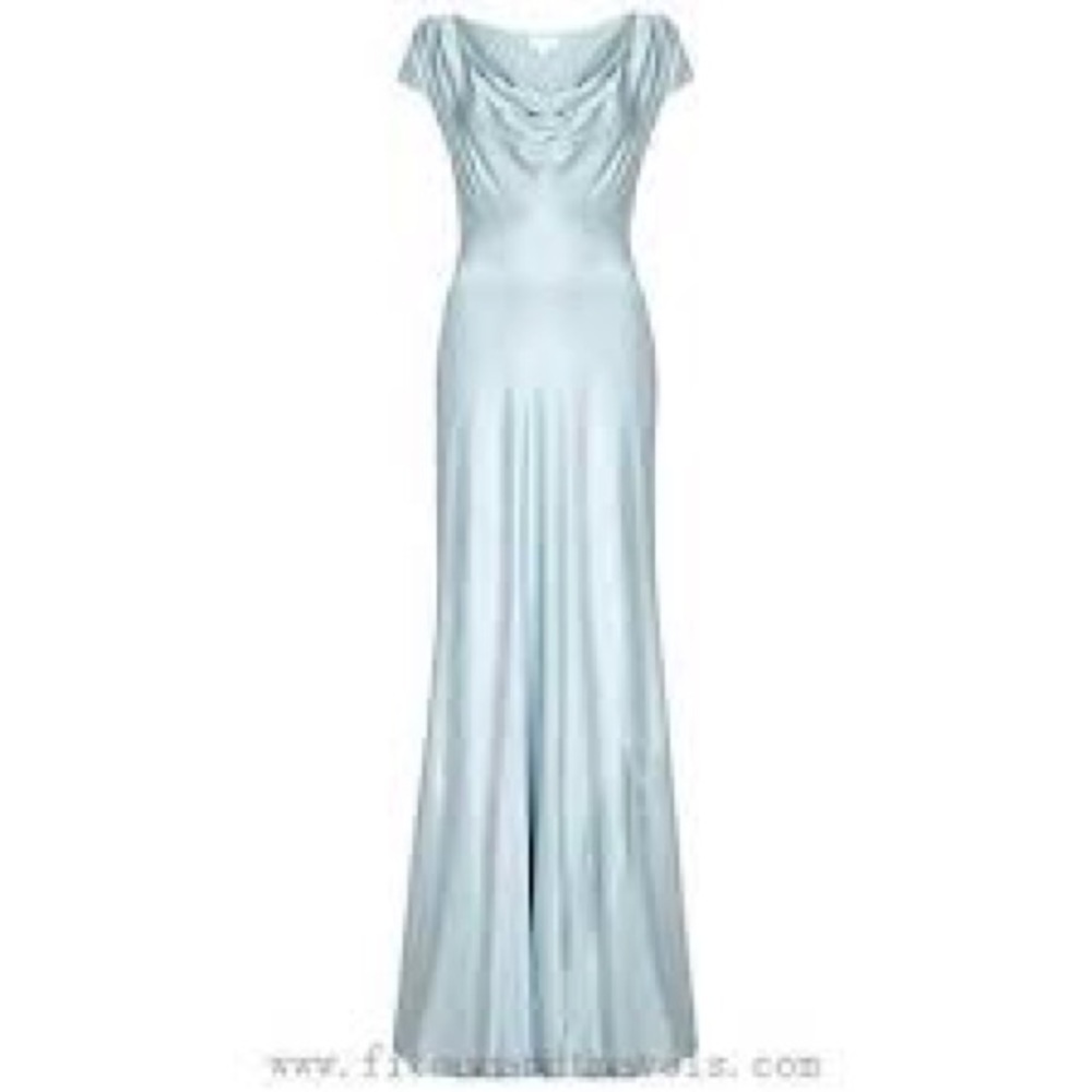Fern Dress Sky Light (S) Ghost